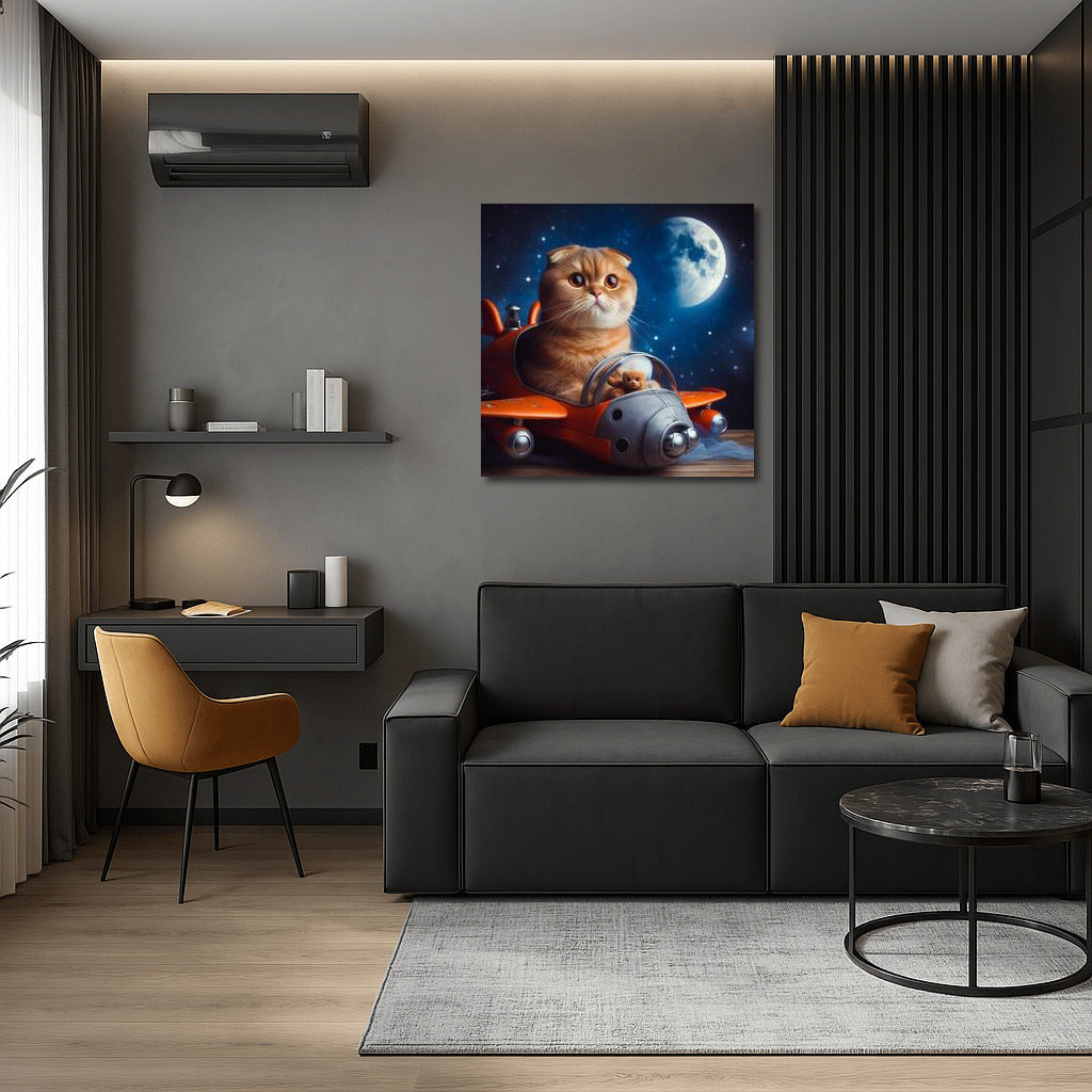 Moonwalker: Scottish Fold in a Stellar Odyssey