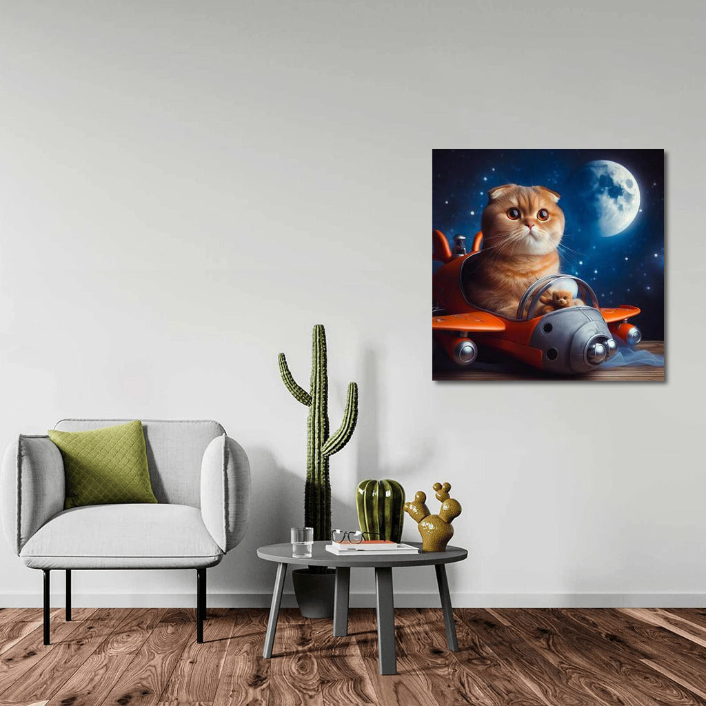 Moonwalker: Scottish Fold in a Stellar Odyssey
