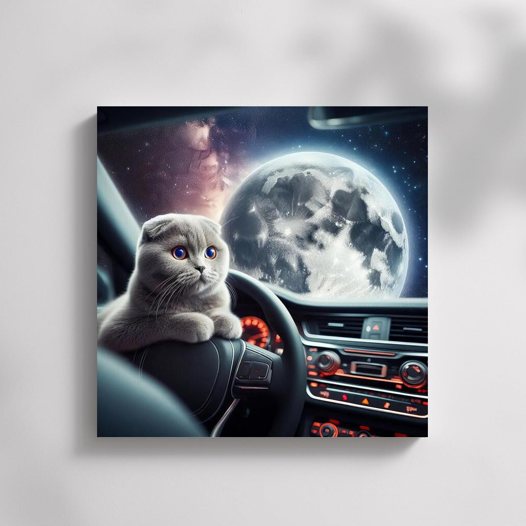 Scottish Fold on the Moon: A Space Odyssey #4