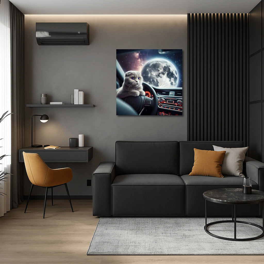 Scottish Fold on the Moon: A Space Odyssey #4