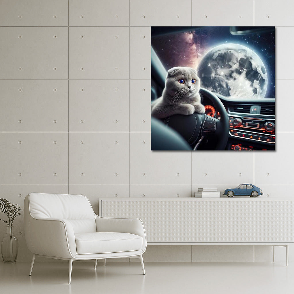 Scottish Fold on the Moon: A Space Odyssey #4