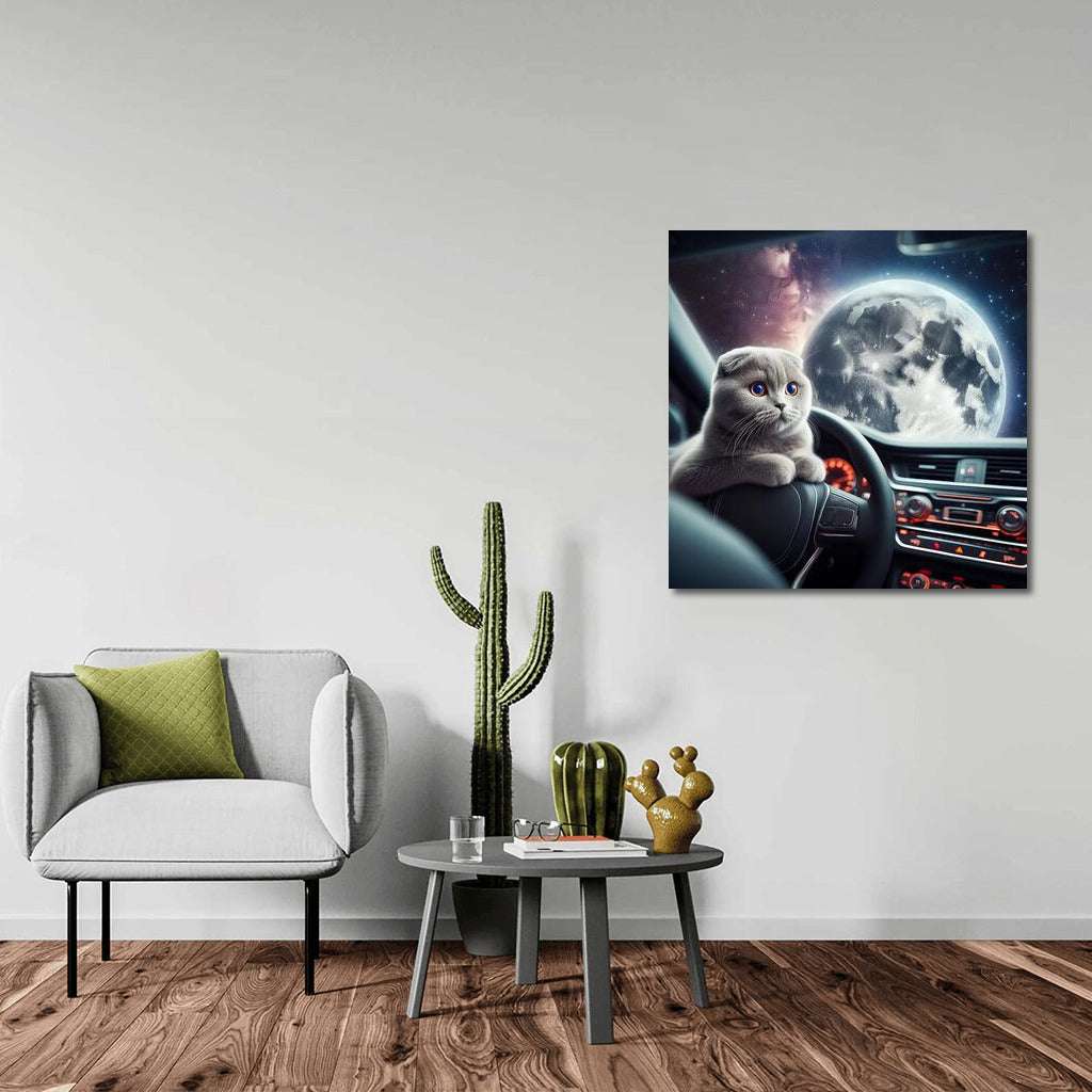 Scottish Fold on the Moon: A Space Odyssey #4