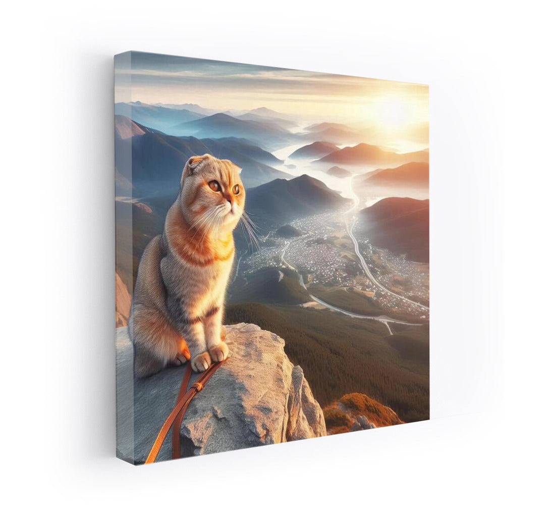 Scottish Fold on Top: A View of Freedom