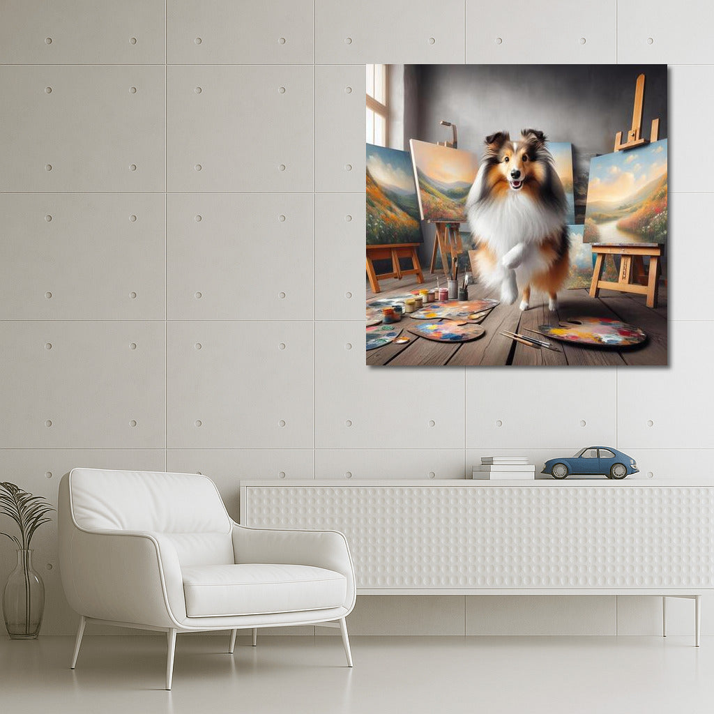 The Magical Sheltie: Leap Through Art