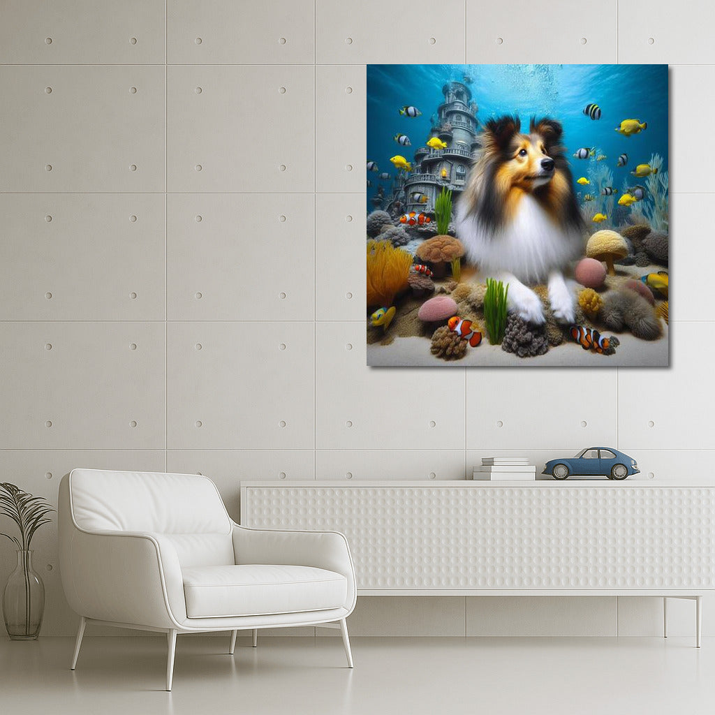 Shelties in the Underwater Kingdom: The Magical World of the Shetland Sheepdog