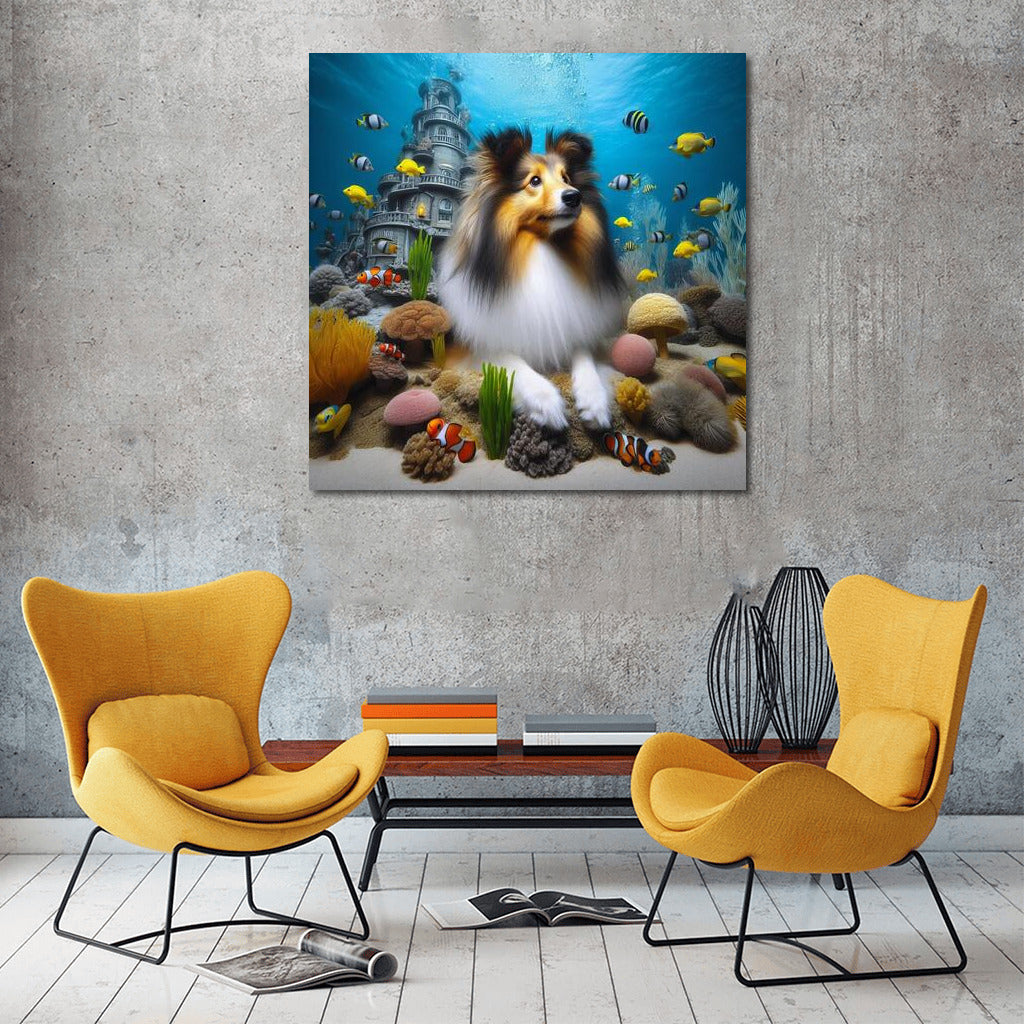 Shelties in the Underwater Kingdom: The Magical World of the Shetland Sheepdog