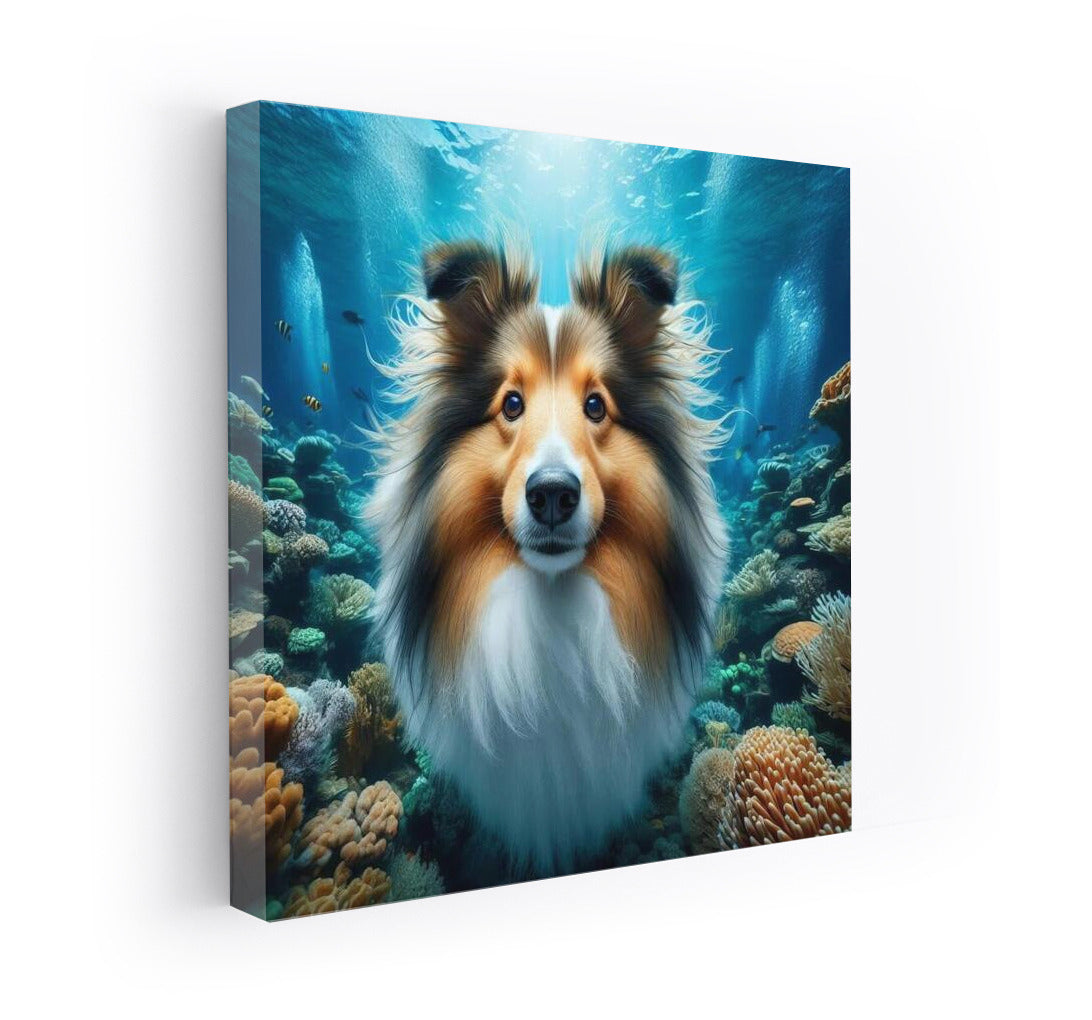Shelties in the Underwater Kingdom: The Magical World of Shetland Sheepdog