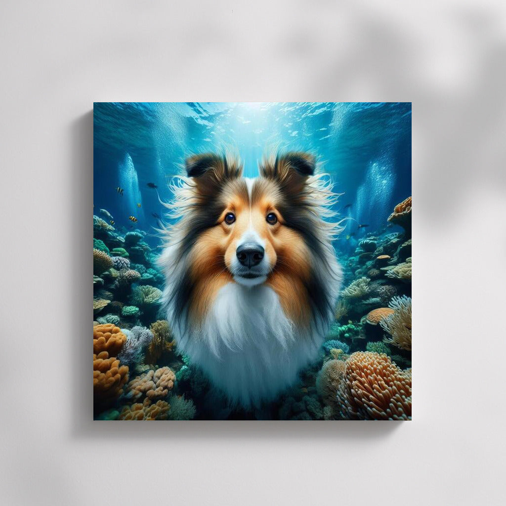 Shelties in the Underwater Kingdom: The Magical World of Shetland Sheepdog