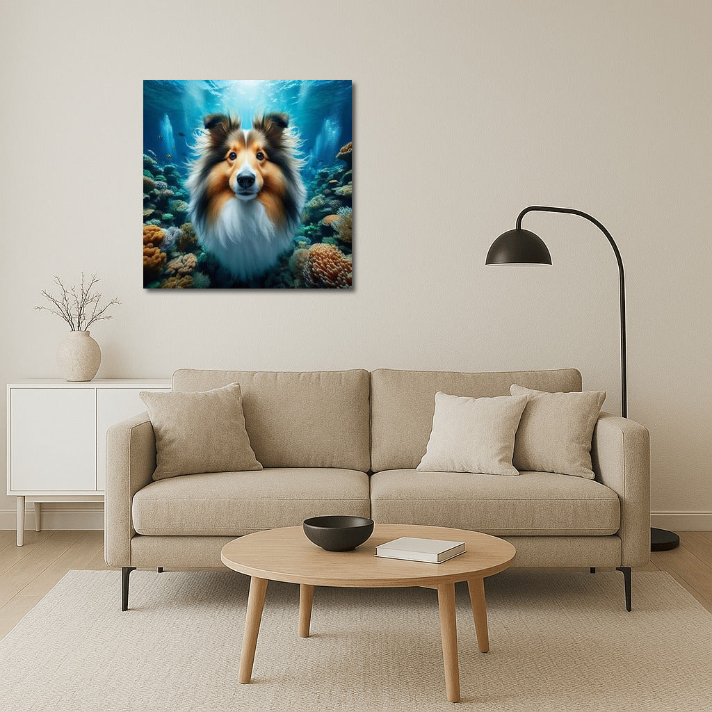 Shelties in the Underwater Kingdom: The Magical World of Shetland Sheepdog