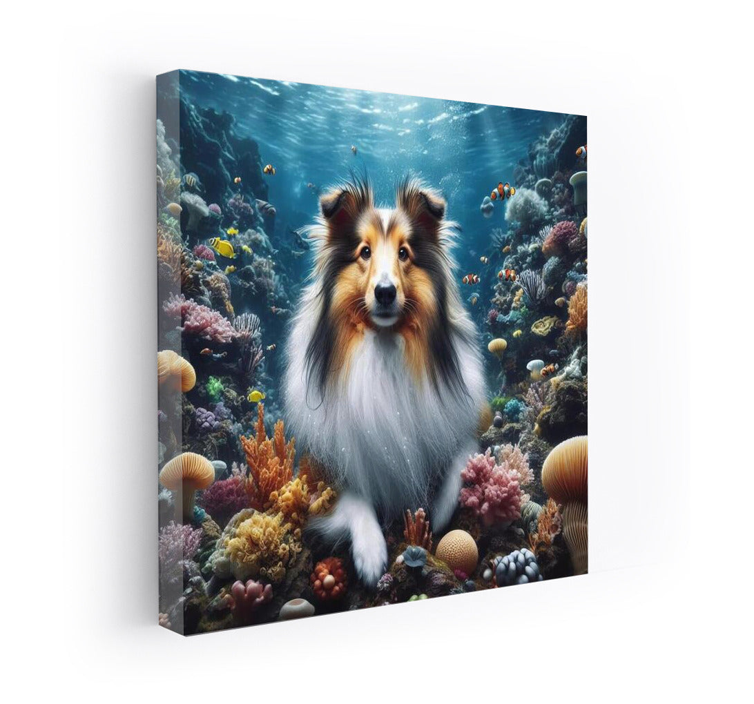 Shelties in the Underwater Kingdom: The Magical World of Shetland Sheepdog