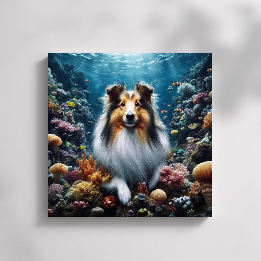 Shelties in the Underwater Kingdom: The Magical World of Shetland Sheepdog