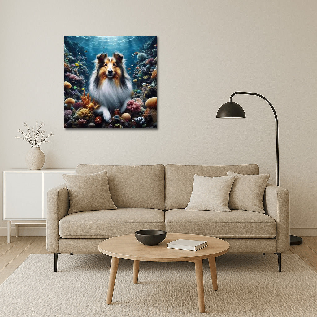 Shelties in the Underwater Kingdom: The Magical World of Shetland Sheepdog