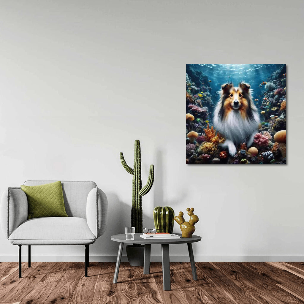 Shelties in the Underwater Kingdom: The Magical World of Shetland Sheepdog