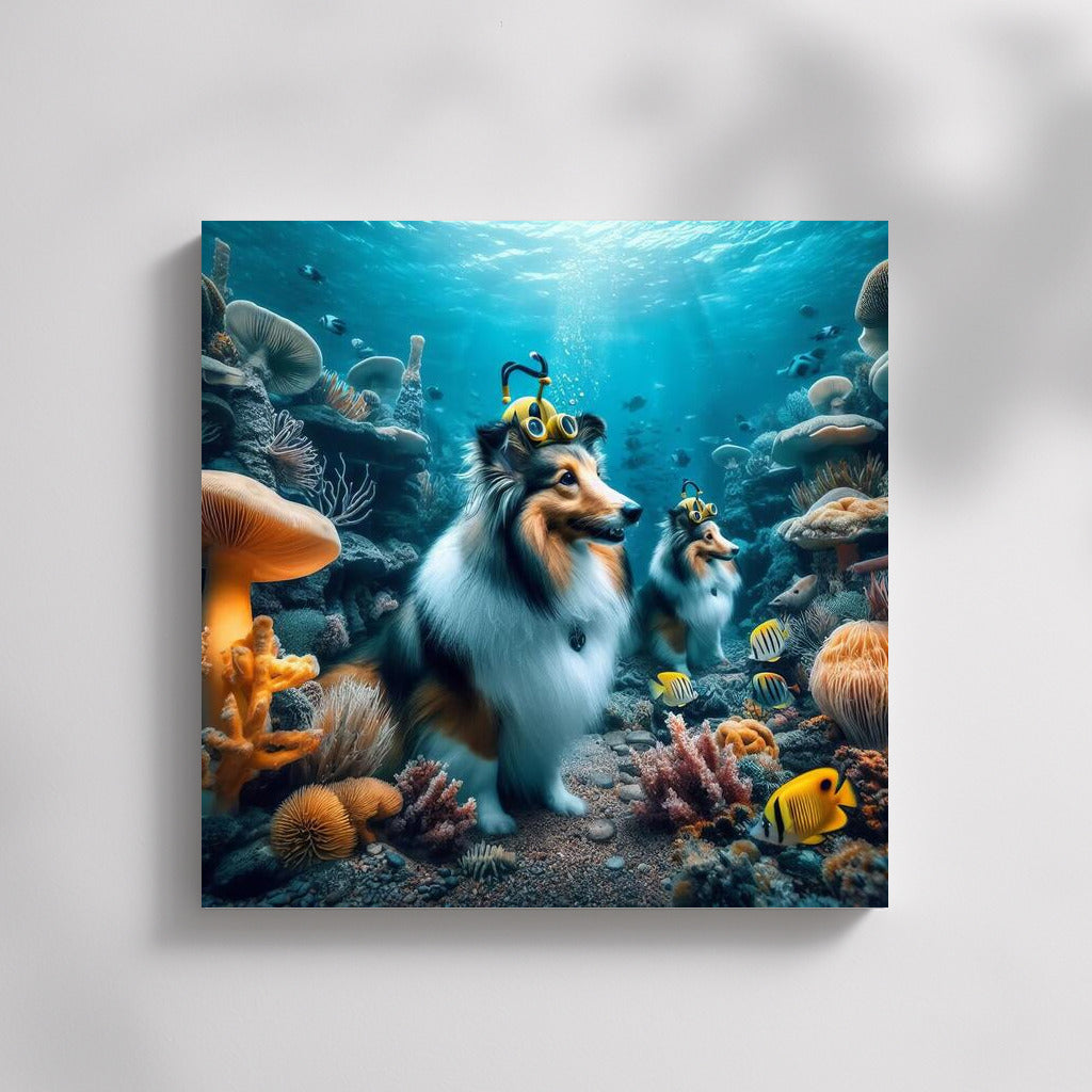 Shelties in the Underwater Kingdom: A Fantasy World for Dog Lovers
