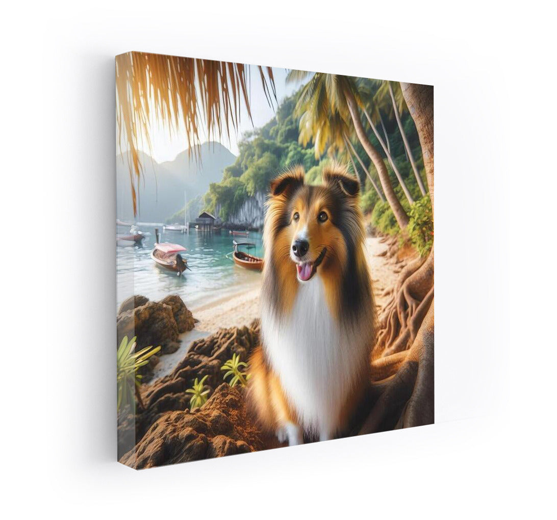 Sheltie in Tropical Paradise: A Nature Lover's Dream Dog