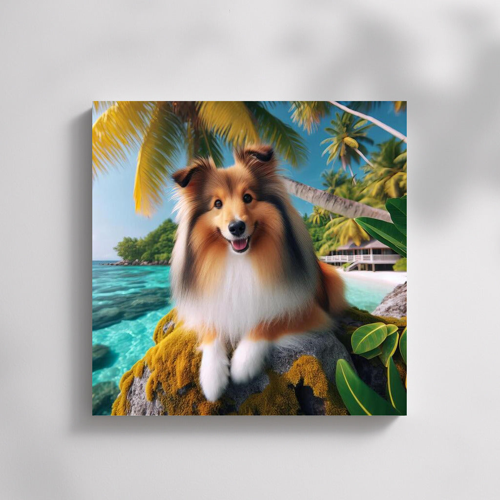 Shelties in Tropical Paradise: The Fluffy Charm of Exotica