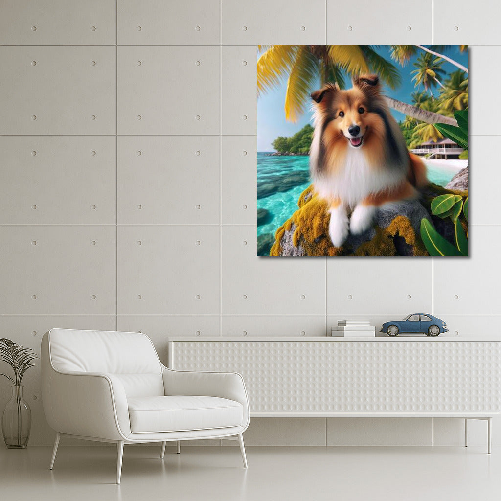 Shelties in Tropical Paradise: The Fluffy Charm of Exotica