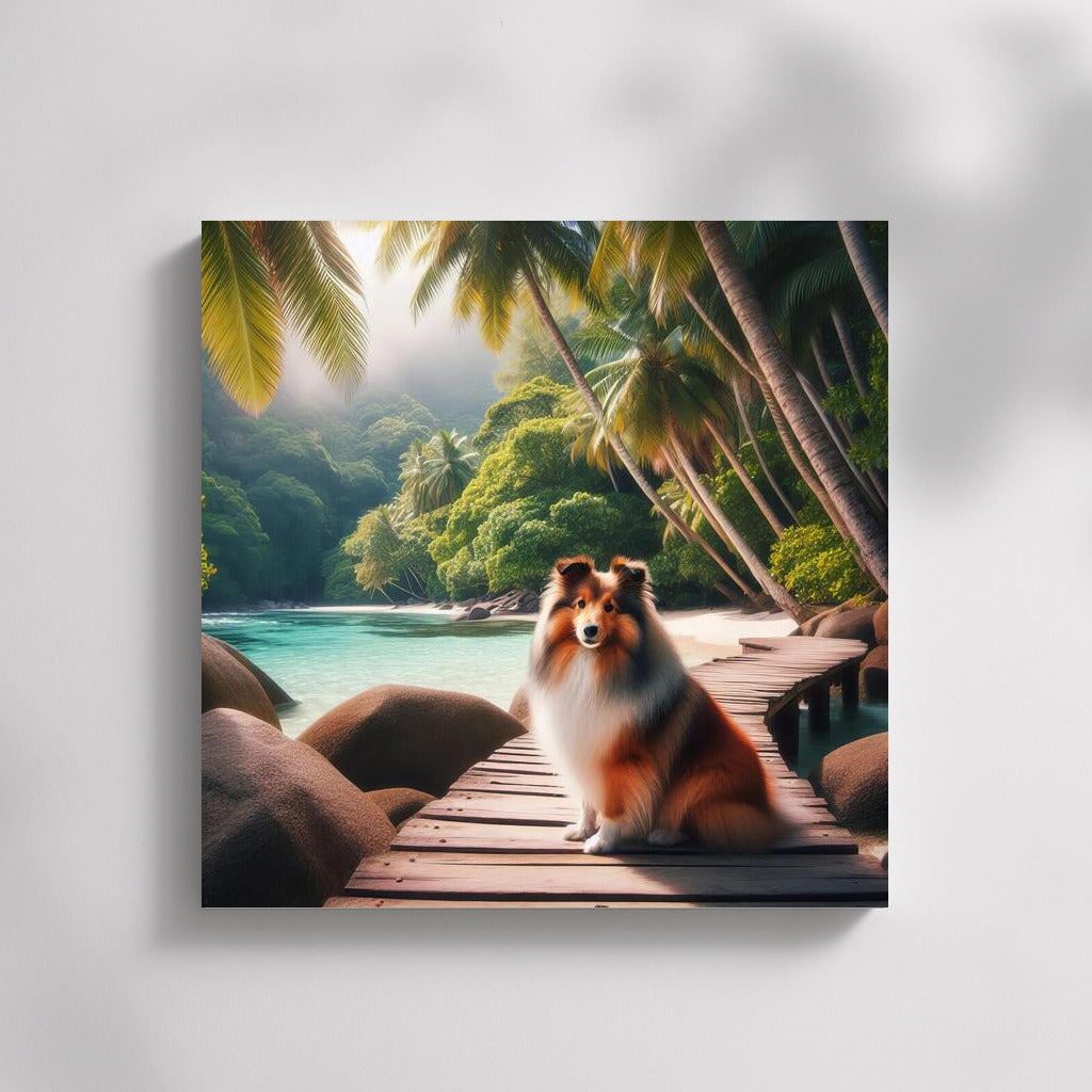 Shelties in Tropical Paradise: The Charm of the Shetland Sheepdog