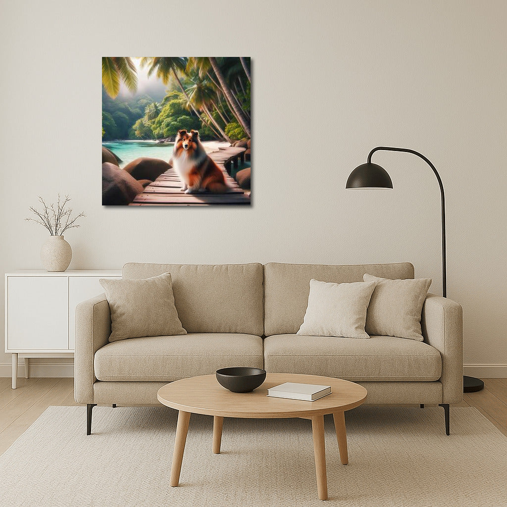 Shelties in Tropical Paradise: The Charm of the Shetland Sheepdog