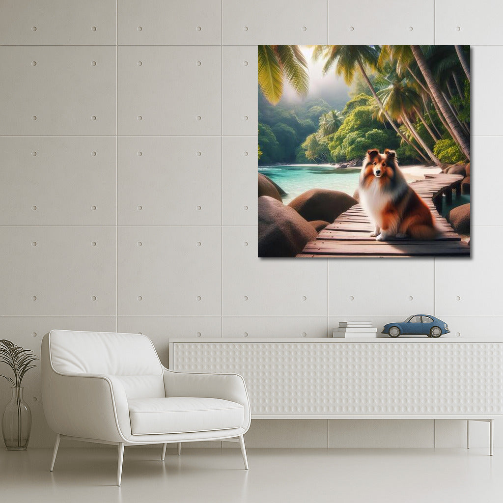 Shelties in Tropical Paradise: The Charm of the Shetland Sheepdog
