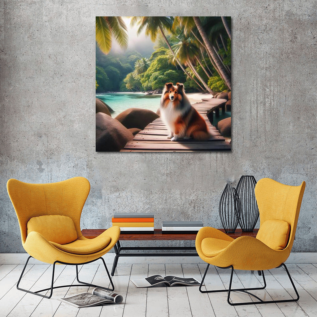 Shelties in Tropical Paradise: The Charm of the Shetland Sheepdog
