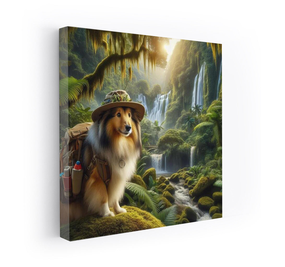 Sheltie Jungle Explorer: Adventures Among Waterfalls and Ruins