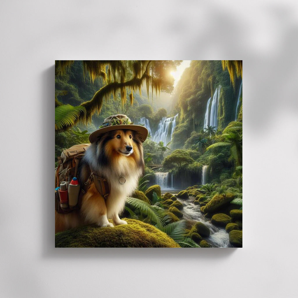 Sheltie Jungle Explorer: Adventures Among Waterfalls and Ruins