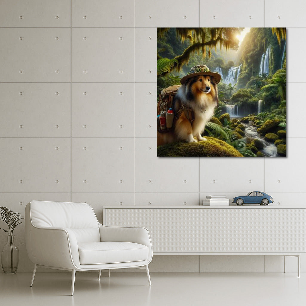 Sheltie Jungle Explorer: Adventures Among Waterfalls and Ruins