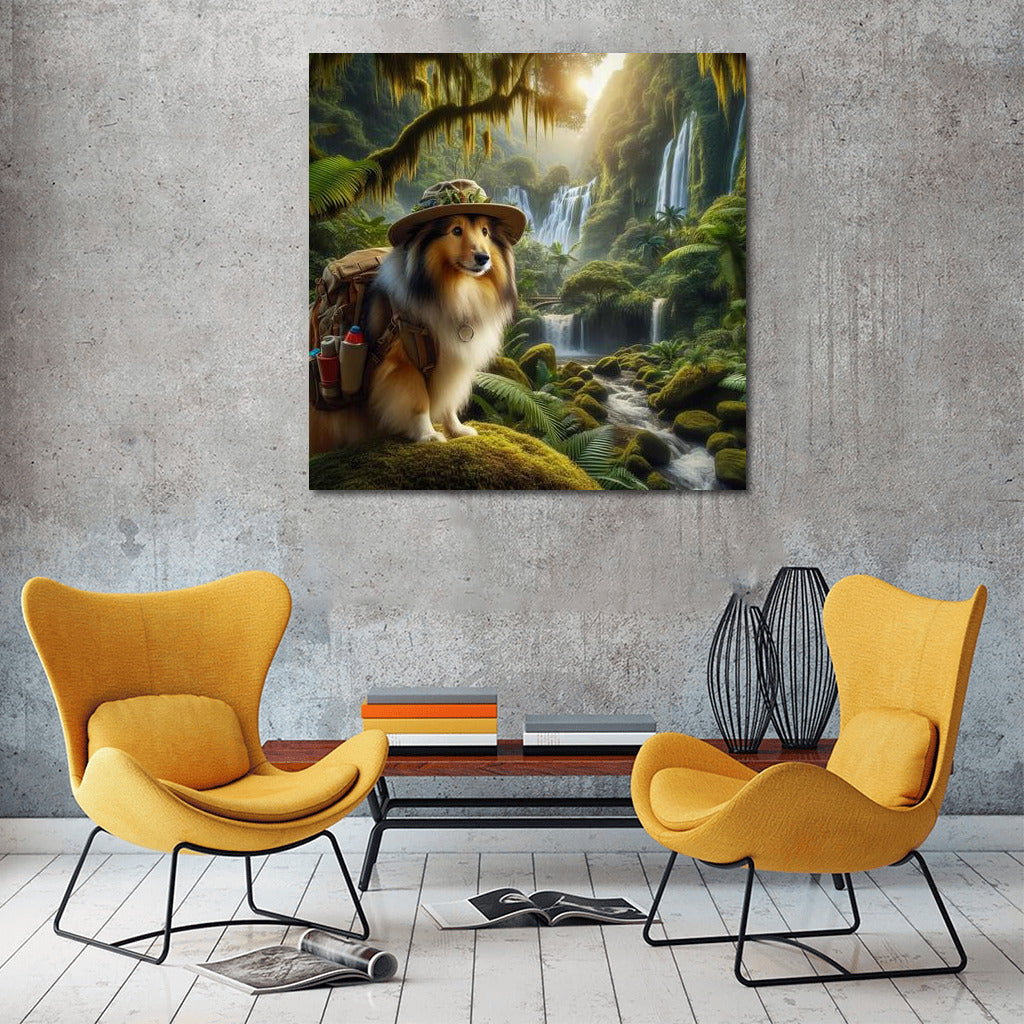 Sheltie Jungle Explorer: Adventures Among Waterfalls and Ruins
