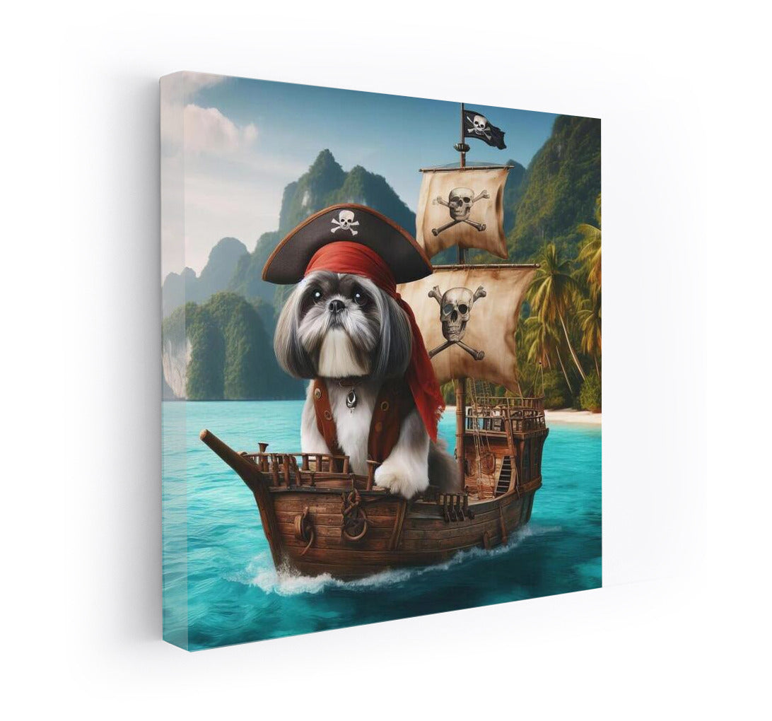 Pirate Captain Shih Tzu at Treasure Island: Sea Adventures