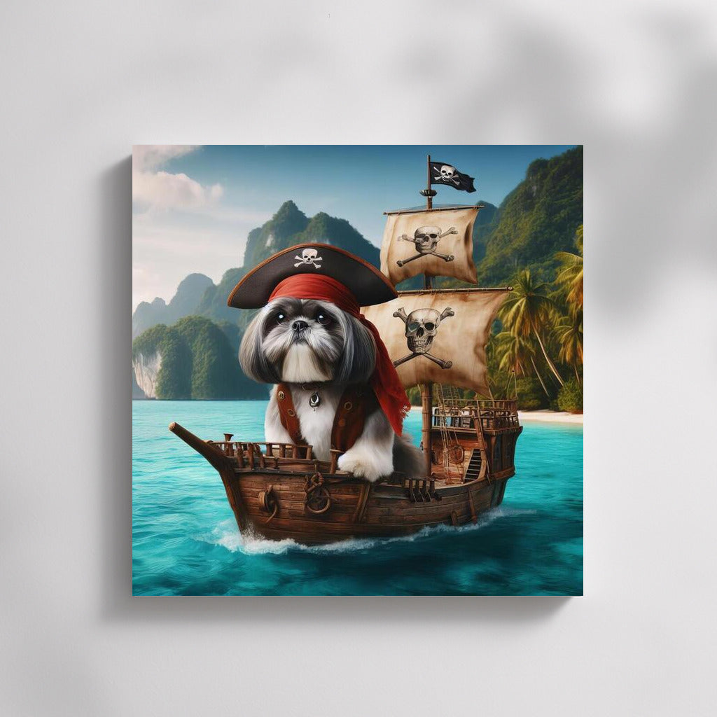Pirate Captain Shih Tzu at Treasure Island: Sea Adventures