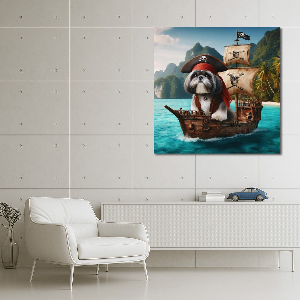 Pirate Captain Shih Tzu at Treasure Island: Sea Adventures