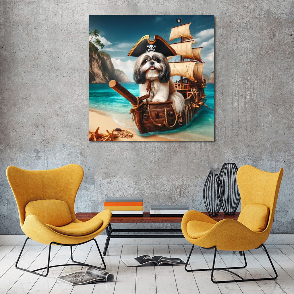 Shih Tzu Captain: Pirate Adventures at Treasure Island