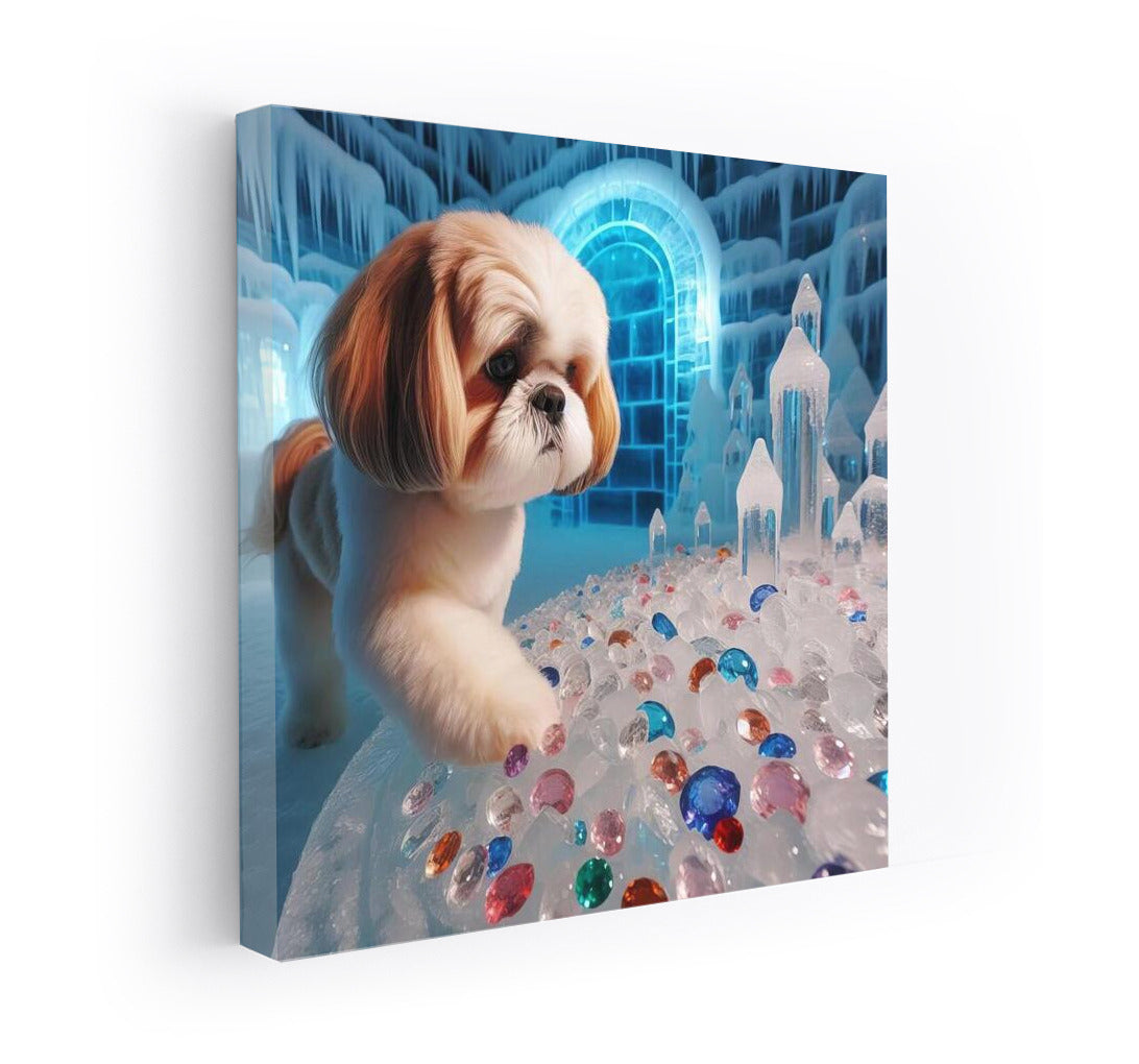 Shih Tzu in the Ice Palace: A Touch That Turns Ice into Jewels