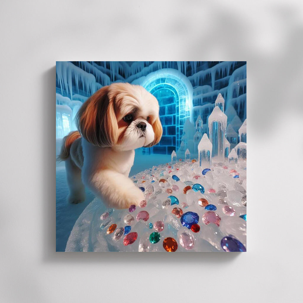 Shih Tzu in the Ice Palace: A Touch That Turns Ice into Jewels