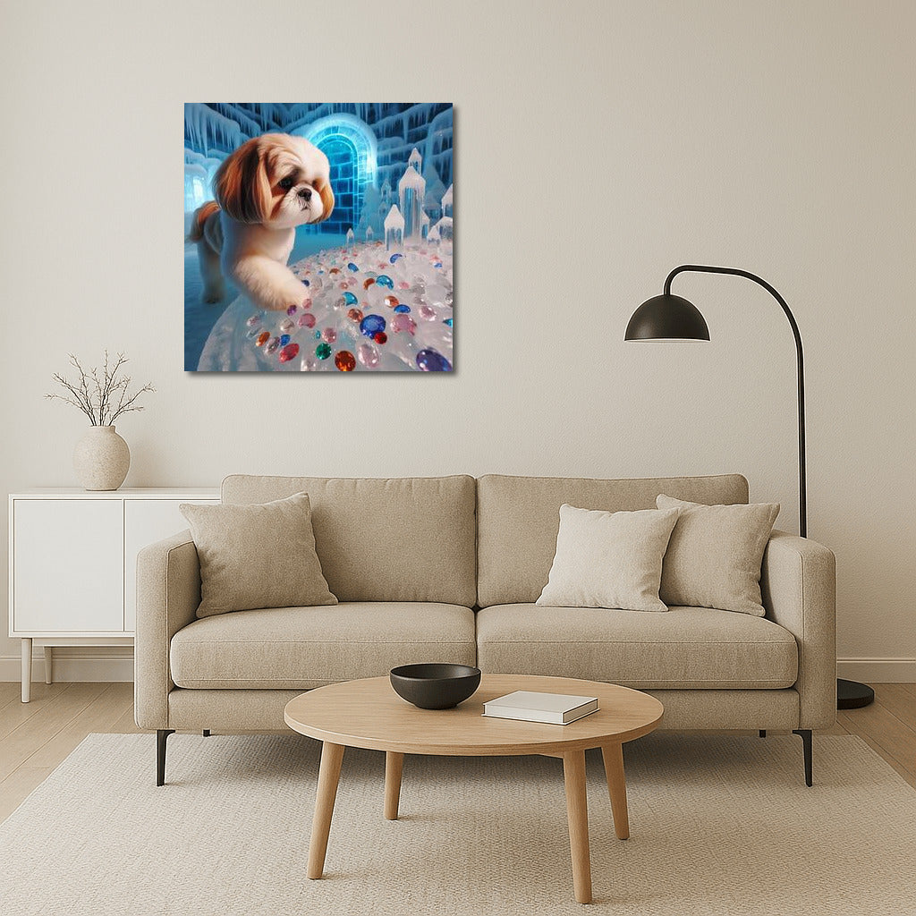 Shih Tzu in the Ice Palace: A Touch That Turns Ice into Jewels