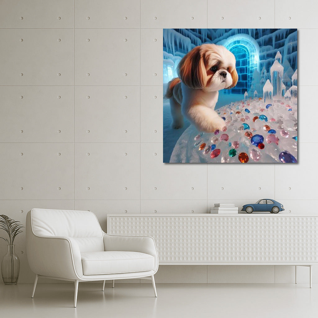 Shih Tzu in the Ice Palace: A Touch That Turns Ice into Jewels