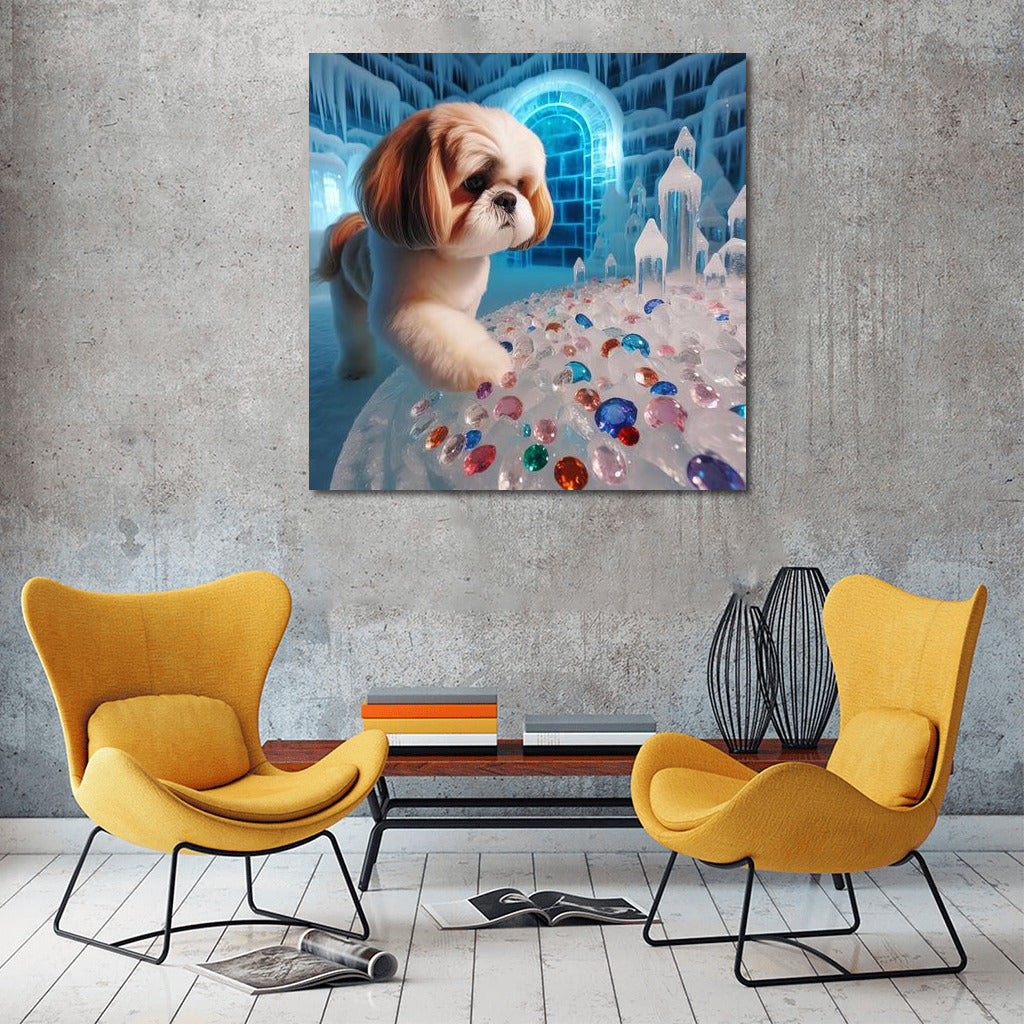 Shih Tzu in the Ice Palace: A Touch That Turns Ice into Jewels