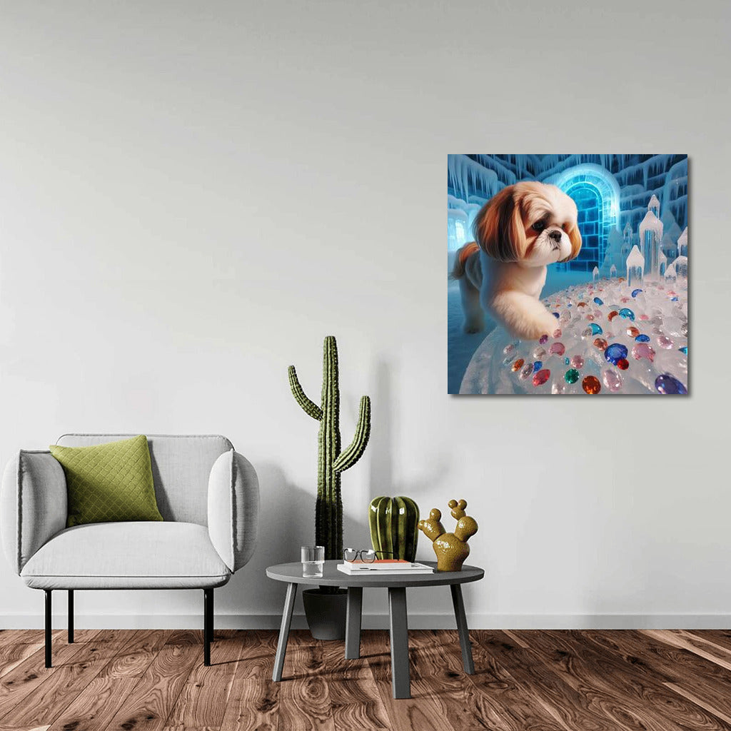 Shih Tzu in the Ice Palace: A Touch That Turns Ice into Jewels