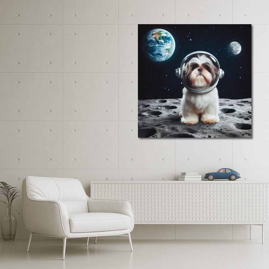 Shih Tzu on the Moon: A Space Adventure
