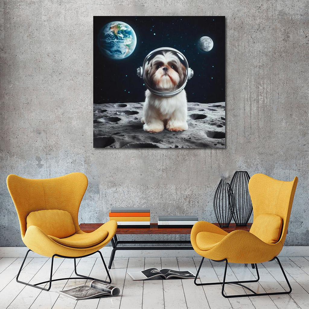 Shih Tzu on the Moon: A Space Adventure