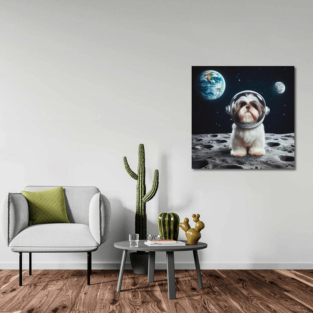 Shih Tzu on the Moon: A Space Adventure