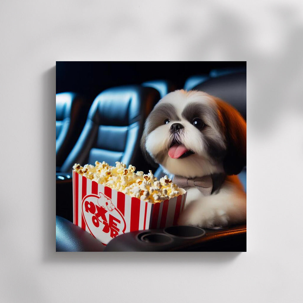 Shih Tzu Movie Fairytale: Popcorn and Movies for Comfort