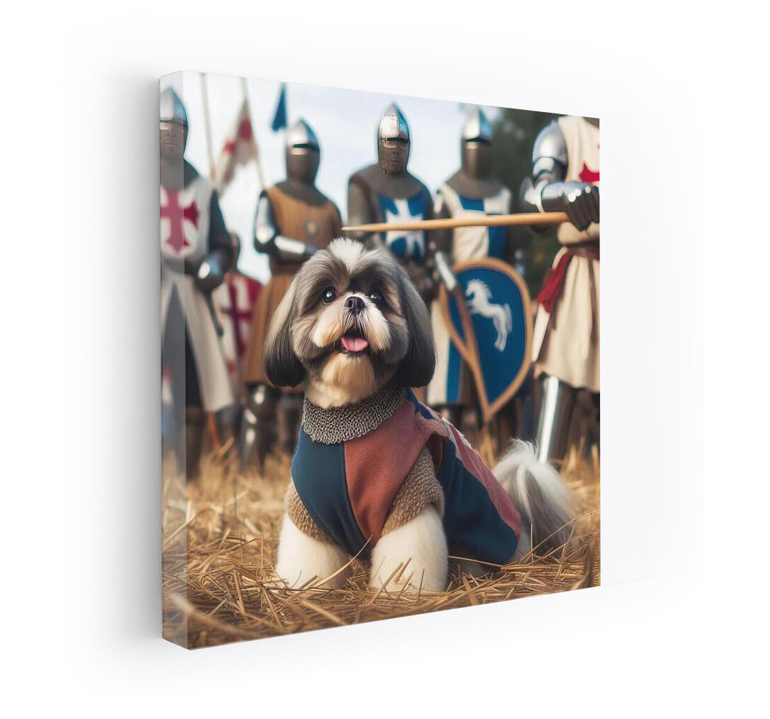 Shih Tzu in the Middle Ages: Knights' Tournament on Your Wall