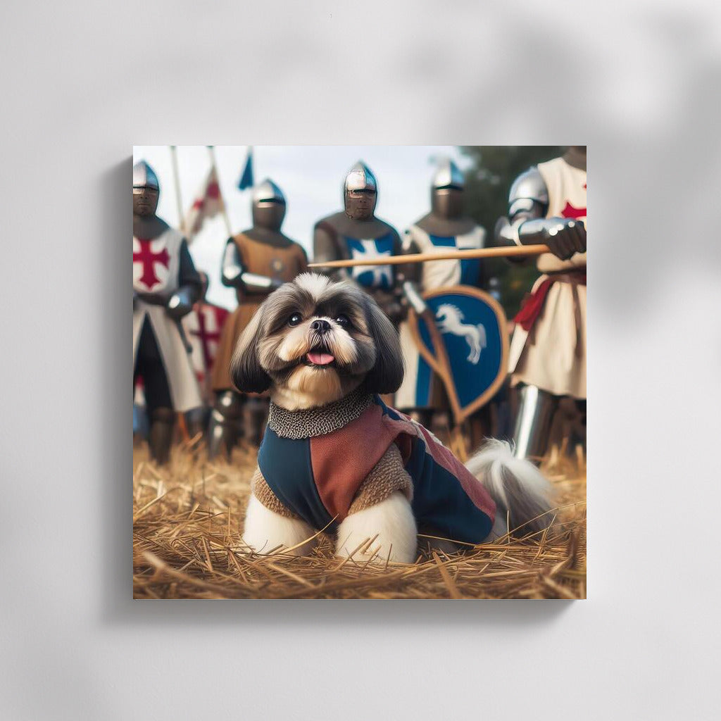 Shih Tzu in the Middle Ages: Knights' Tournament on Your Wall