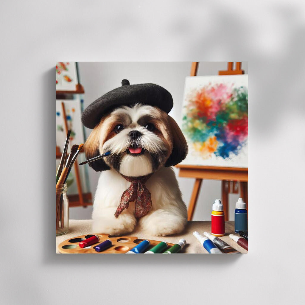 Shih Tzu Artist: Vivid Masterpieces on Canvas