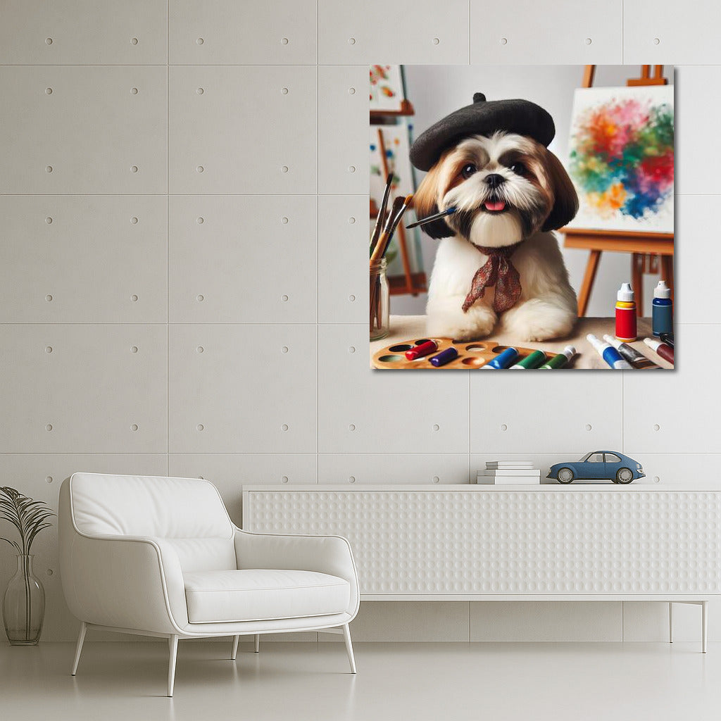 Shih Tzu Artist: Vivid Masterpieces on Canvas