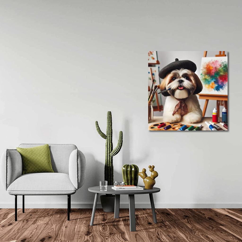 Shih Tzu Artist: Vivid Masterpieces on Canvas