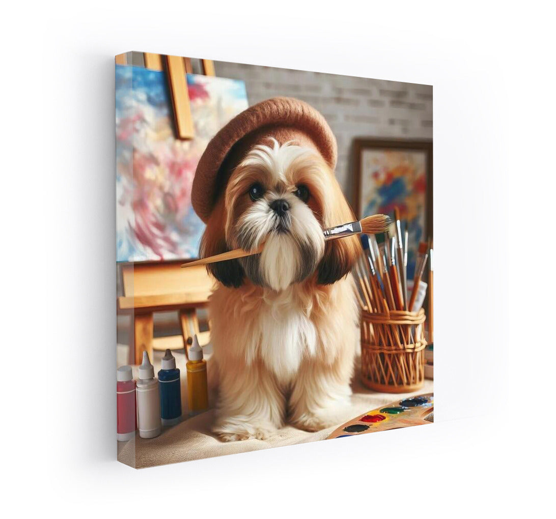 Creative Shih Tzu: Artist in the Making