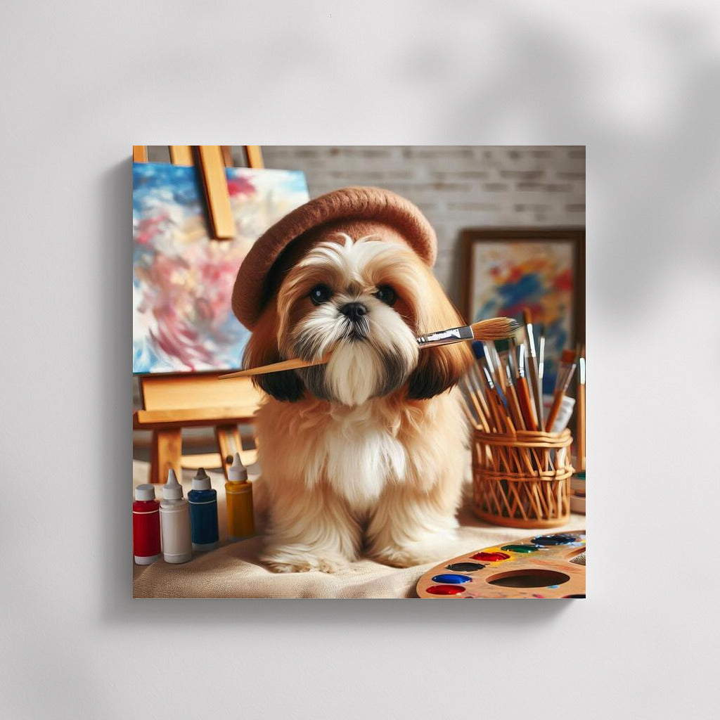 Creative Shih Tzu: Artist in the Making